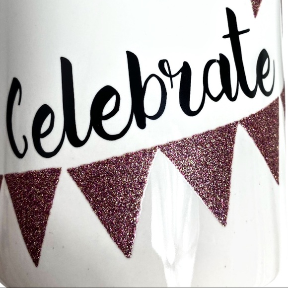 Enesco Celebrate/Glitter Is My Favorite Color Ceramic Our Name Is Mud Mug - Picture 6 of 16